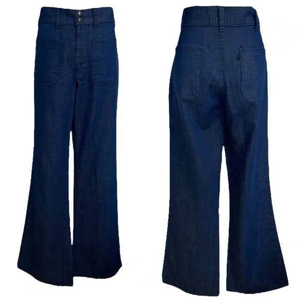 RARE 70s Vintage Levi’s “Carrot Tab” Bell Bottoms | Fresh Produce Line - Picture 7 of 16
